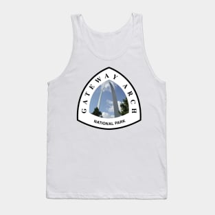 Gateway Arch National Park shield Tank Top